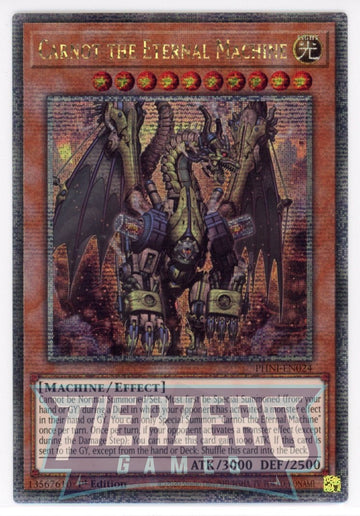 PHNI-EN024 - Carnot the Eternal Machine - Quarter Century Secret Rare - Phantom Nightmare