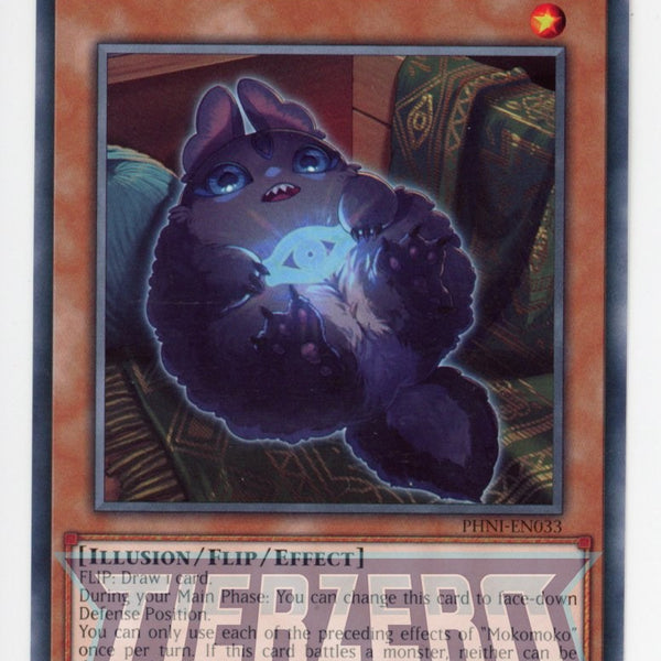 cards that flip monsters face down PHNI-EN033 - Mokomoko - Common - Flip monster