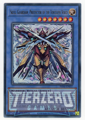 PHNI-EN037 - Skull Guardian, Protector of the Voiceless Voice - Ultra Rare - Phantom Nightmare