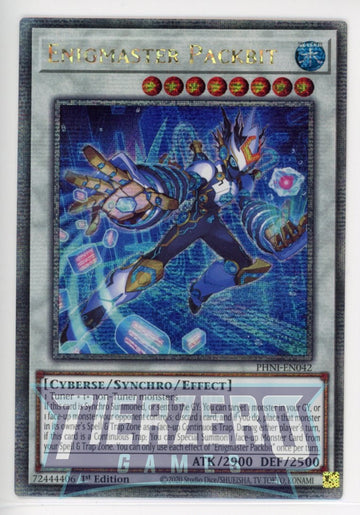 PHNI-EN042 - Enigmaster Packbit - Quarter Century Secret Rare - Phantom Nightmare