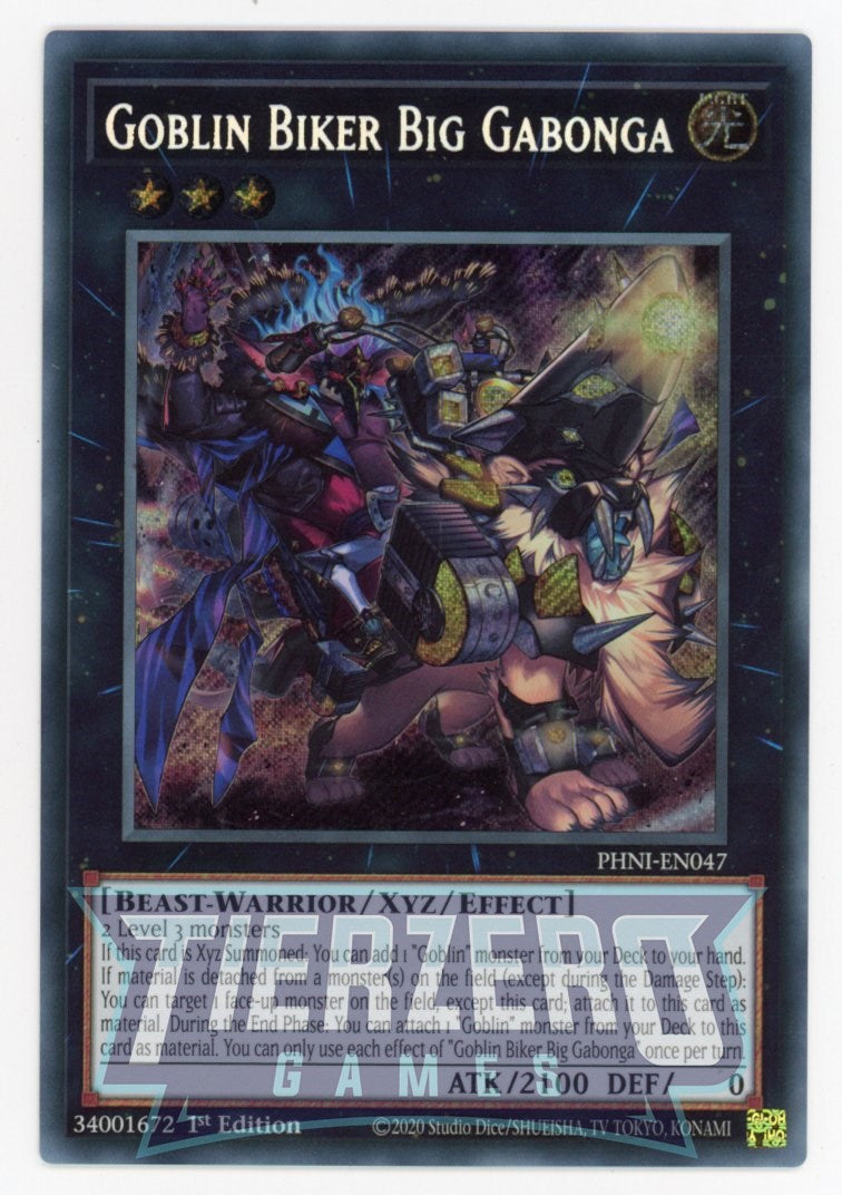 PHNI-EN047 - Goblin Biker Big Gabonga - Secret Rare