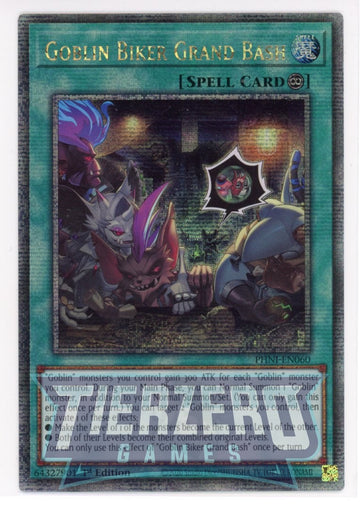 PHNI-EN060 - Goblin Biker Grand Bash - Quarter Century Secret Rare - Phantom Nightmare