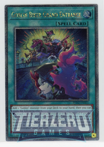 PHNI-EN061 - Goblin Biker Grand Entrance - Quarter Century Secret Rare - Phantom Nightmare