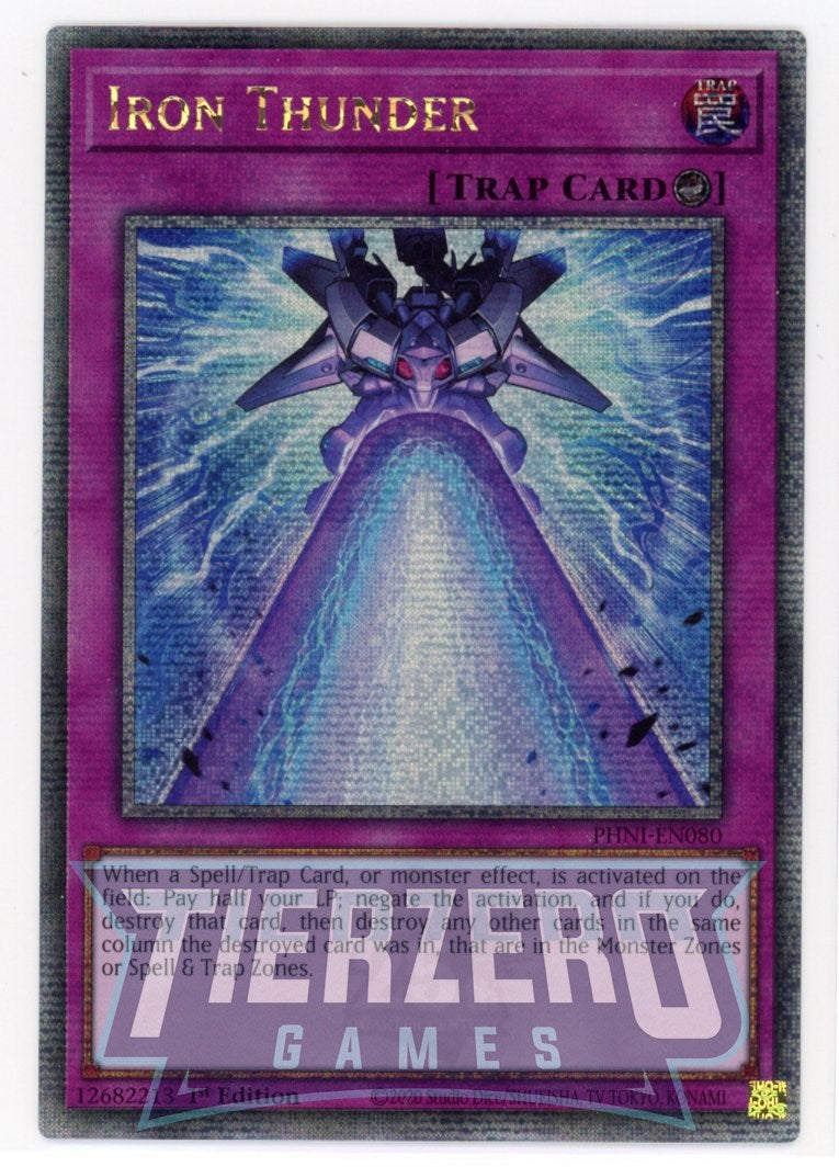 PHNI-EN080 - Iron Thunder - Secret Rare - Phantom Nightmare