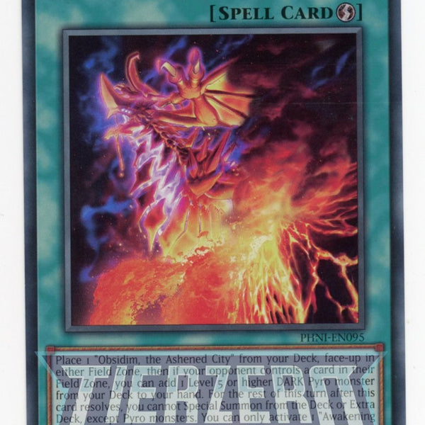 yugioh phni card list PHNI-EN095 - Awakening of Veidos - Ultra Rare - Quick-Play Spell