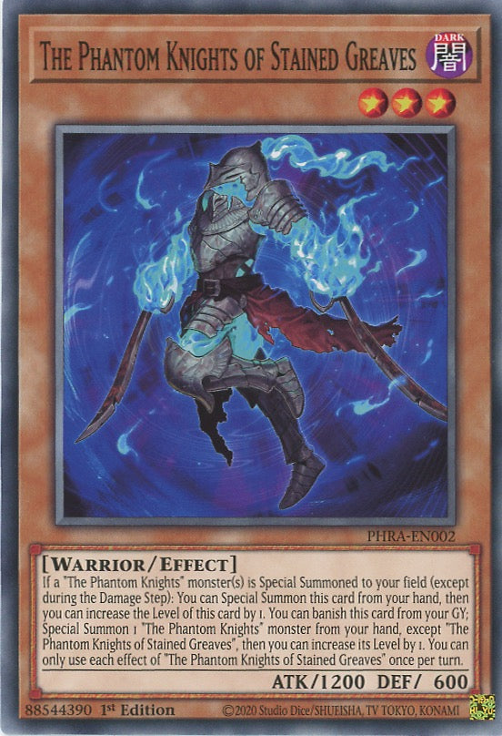 PHRA-EN002 - The Phantom Knights of Stained Greaves - Common - Effect Monster - Phantom Rage