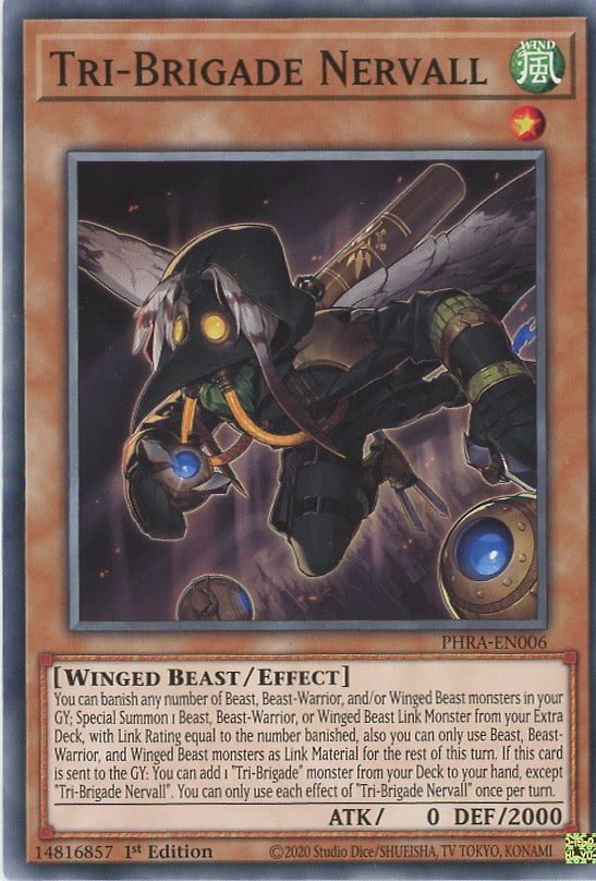 PHRA-EN006 - Tri-Brigade Nervall - Common - Effect Monster - Phantom Rage