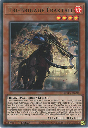 PHRA-EN008 - Tri-Brigade Fraktall - Ultra Rare - Phantom Rage