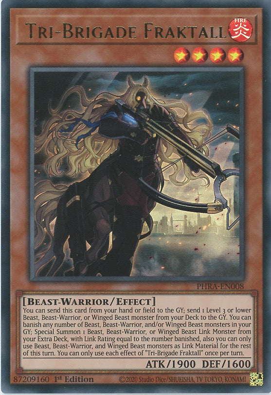 PHRA-EN008 - Tri-Brigade Fraktall - Ultra Rare - Effect Monster - Phantom Rage