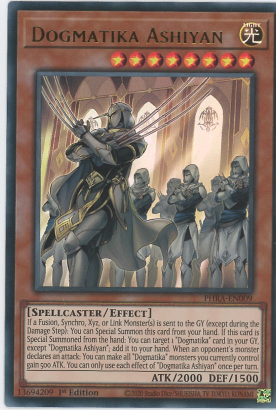 PHRA-EN009 - Dogmatika Ashiyan - Ultra Rare - Effect Monster - Phantom Rage