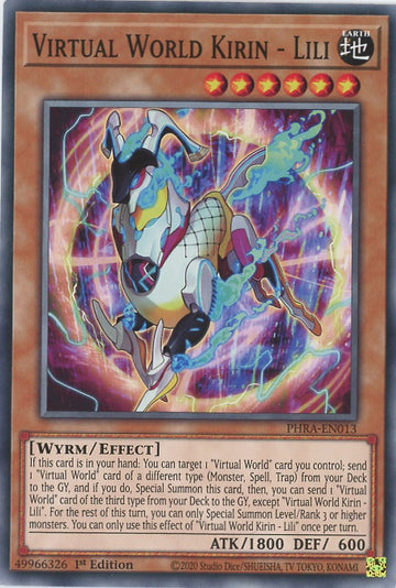 PHRA-EN013 - Virtual World Kirin - Lili - Common - Phantom Rage