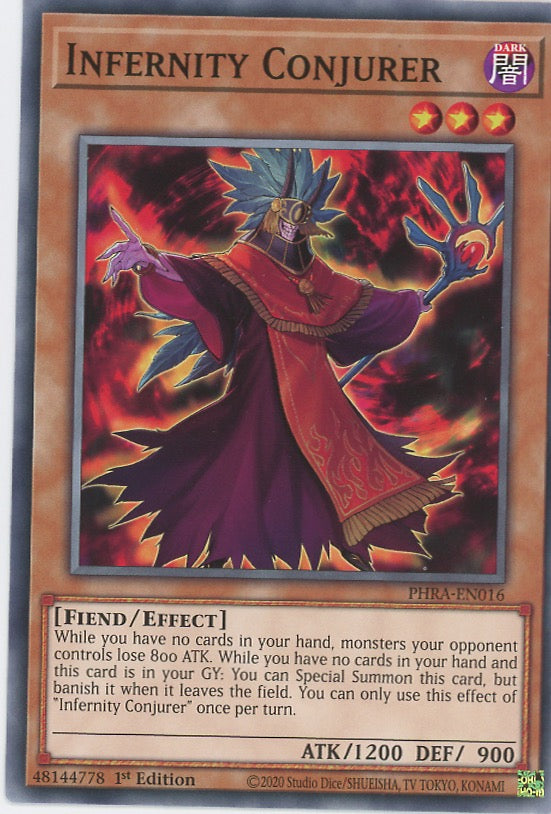 PHRA-EN016 - Infernity Conjurer - Common - Effect Monster - Phantom Rage