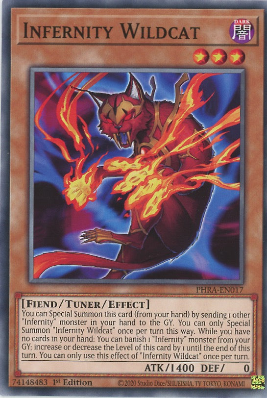 PHRA-EN017 - Infernity Wildcat - Common - Effect Tuner monster - Phantom Rage