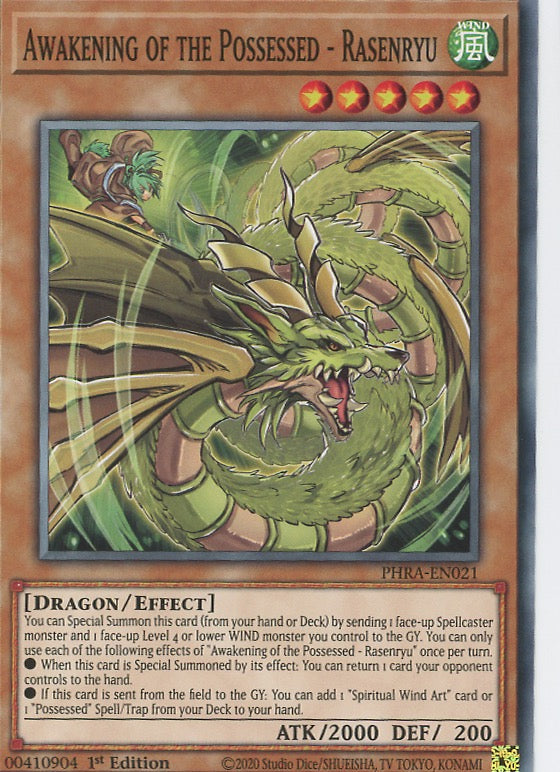 PHRA-EN021 - Awakening of the Possessed - Rasenryu - Common - Effect Monster - Phantom Rage