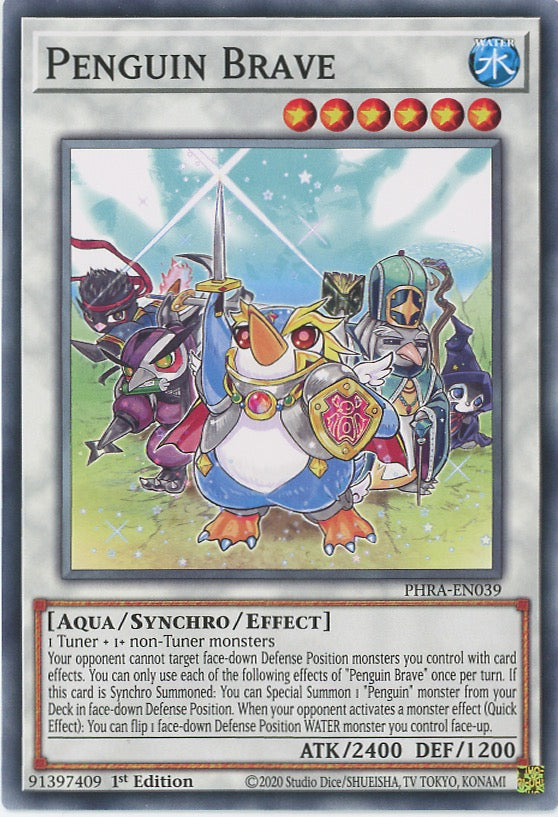 PHRA-EN039 - Penguin Brave - Common - Effect Synchro Monster - Phantom Rage