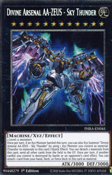 PHRA-EN045 - Divine Arsenal AA-ZEUS - Sky Thunder - Starlight Rare - Phantom Rage