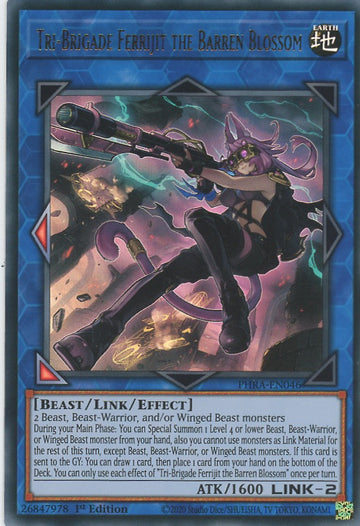 PHRA-EN046 - Tri-Brigade Ferrijit the Barren Blossom - Ultra Rare - Phantom Rage