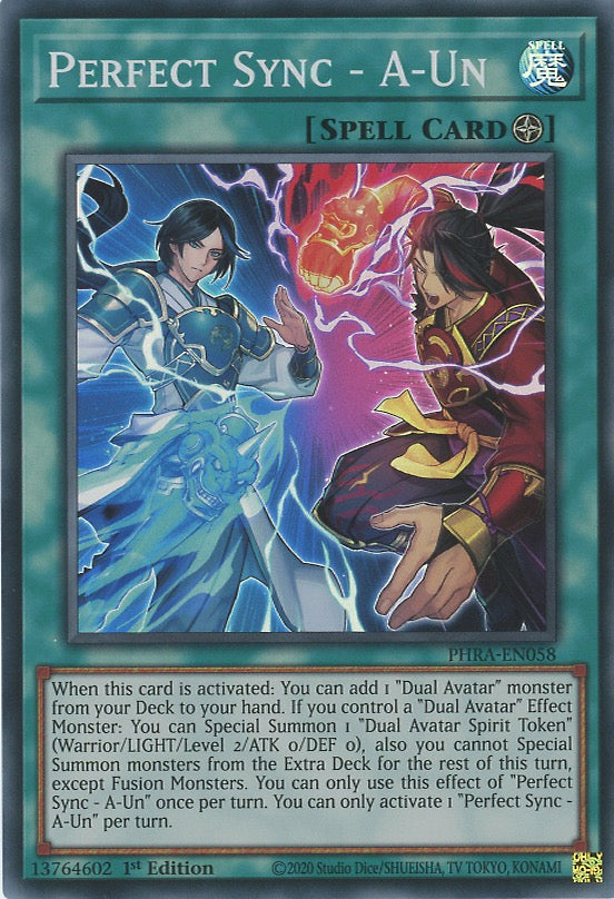 PHRA-EN058 - Perfect Sync - A-Un - Super Rare - Field Spell - Phantom Rage