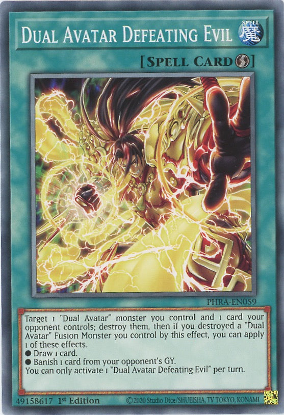 PHRA-EN059 - Dual Avatar Defeating Evil - Common - Quick-Play Spell - Phantom Rage