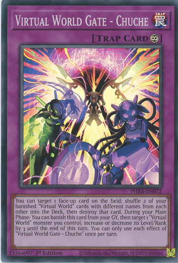 PHRA-EN072 - Virtual World Gate - Chuche - Super Rare - Phantom Rage
