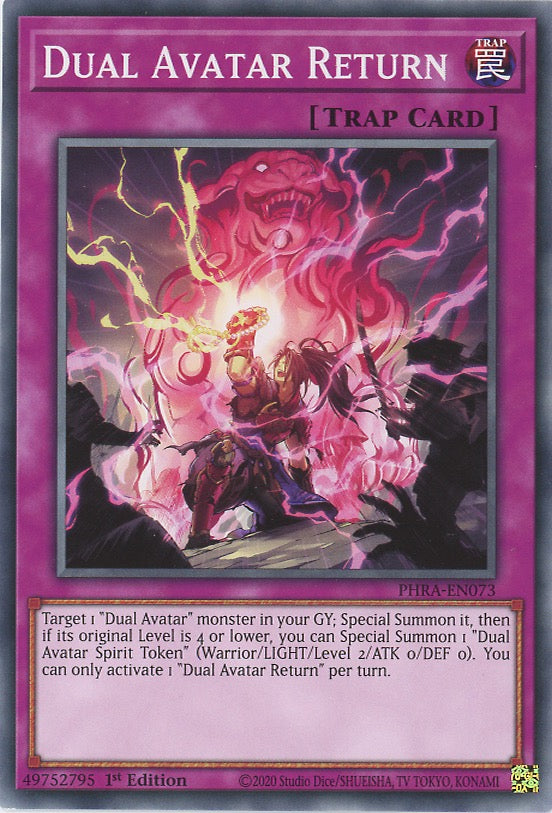 PHRA-EN073 - Dual Avatar Return - Common - Normal Trap - Phantom Rage