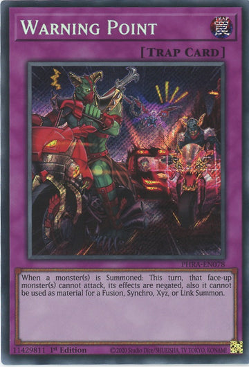 PHRA-EN078 - Warning Point - Secret Rare - Phantom Rage