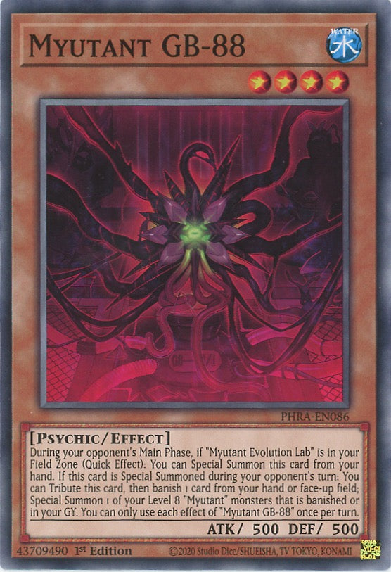 PHRA-EN086 - Myutant GB-88 - Common - Effect Monster - Phantom Rage