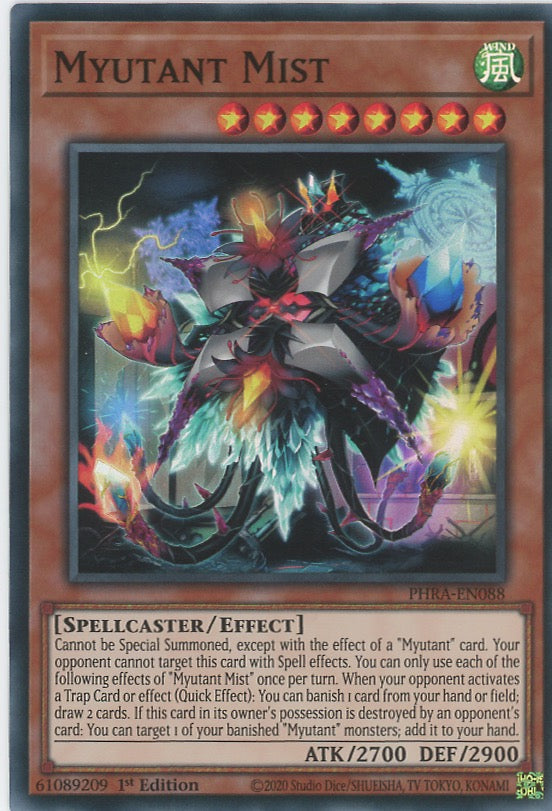 PHRA-EN088 - Myutant Mist - Super Rare - Effect Monster - Phantom Rage