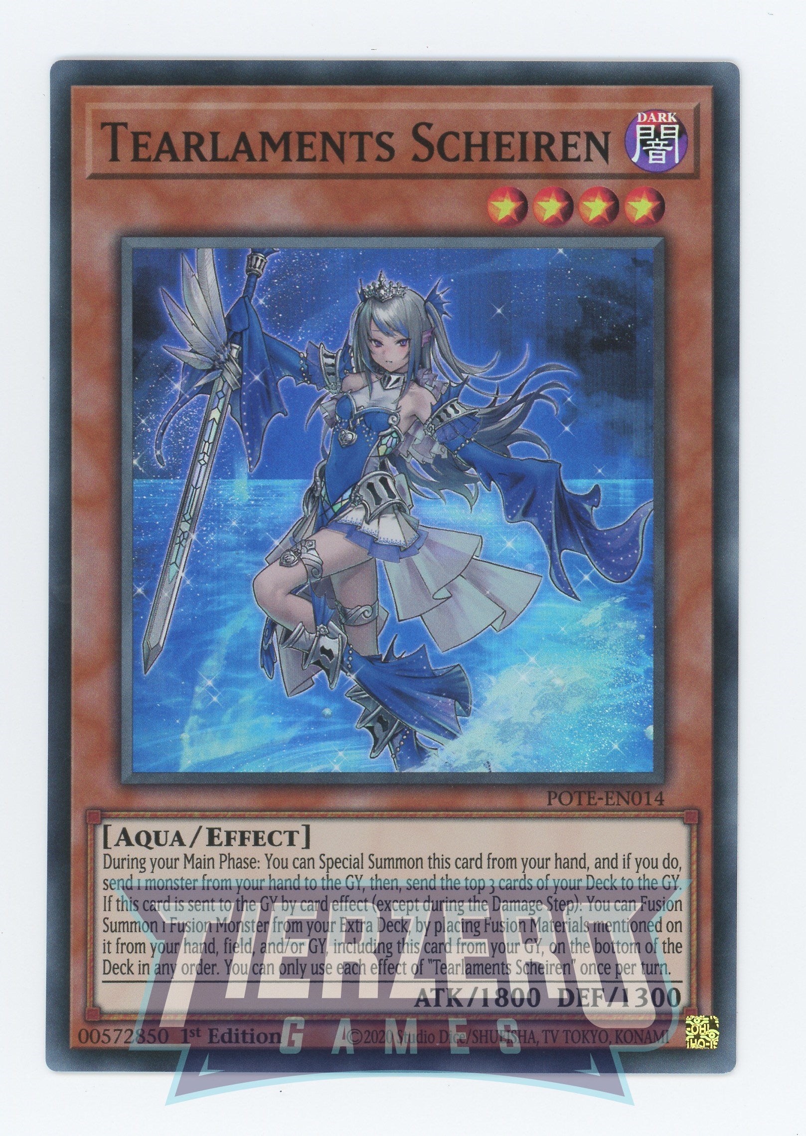 POTE-EN014 - Tearlaments Scheiren - Super Rare - Effect Monster - Power of the Elements