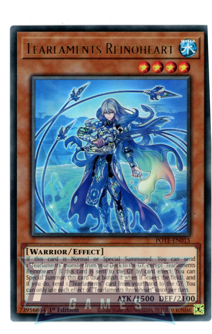 POTE-EN015 - Tearlaments Reinoheart - Ultra Rare - Effect Monster - Power of the Elements