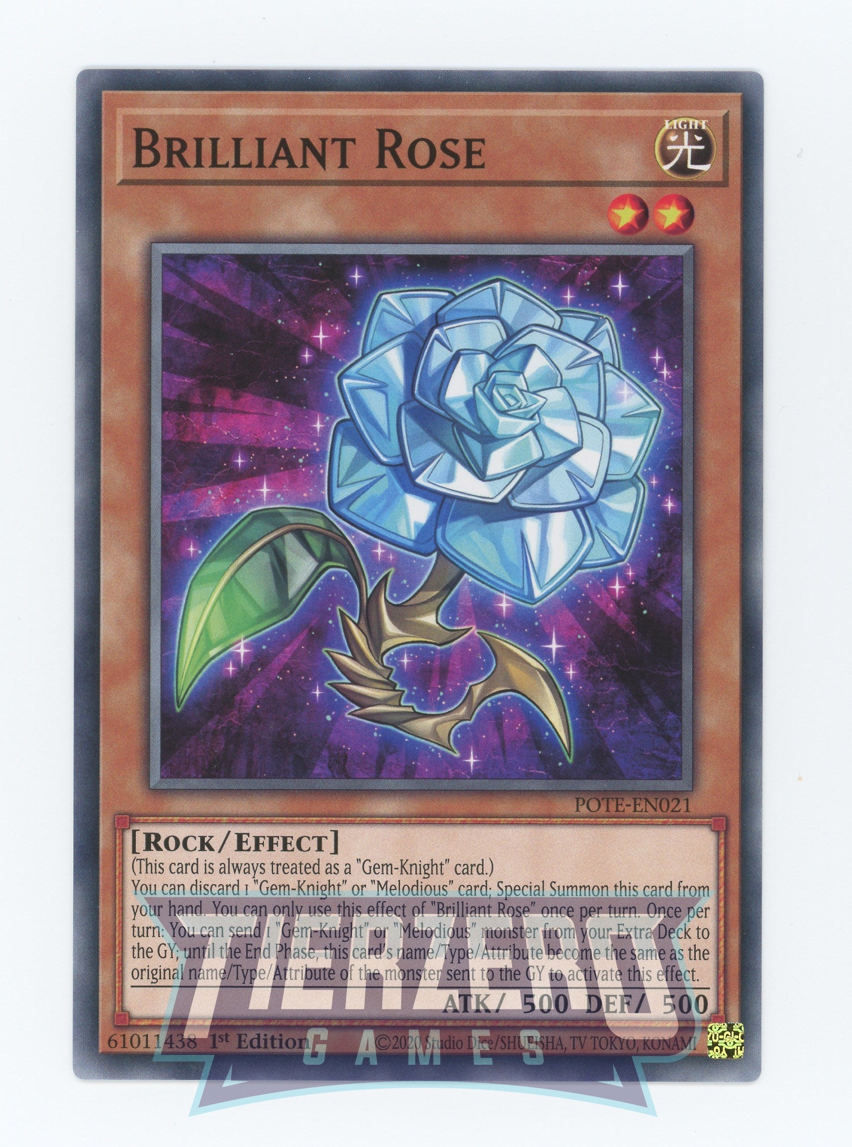 POTE-EN021 - Brilliant Rose - Common - Effect Monster - Power of the Elements