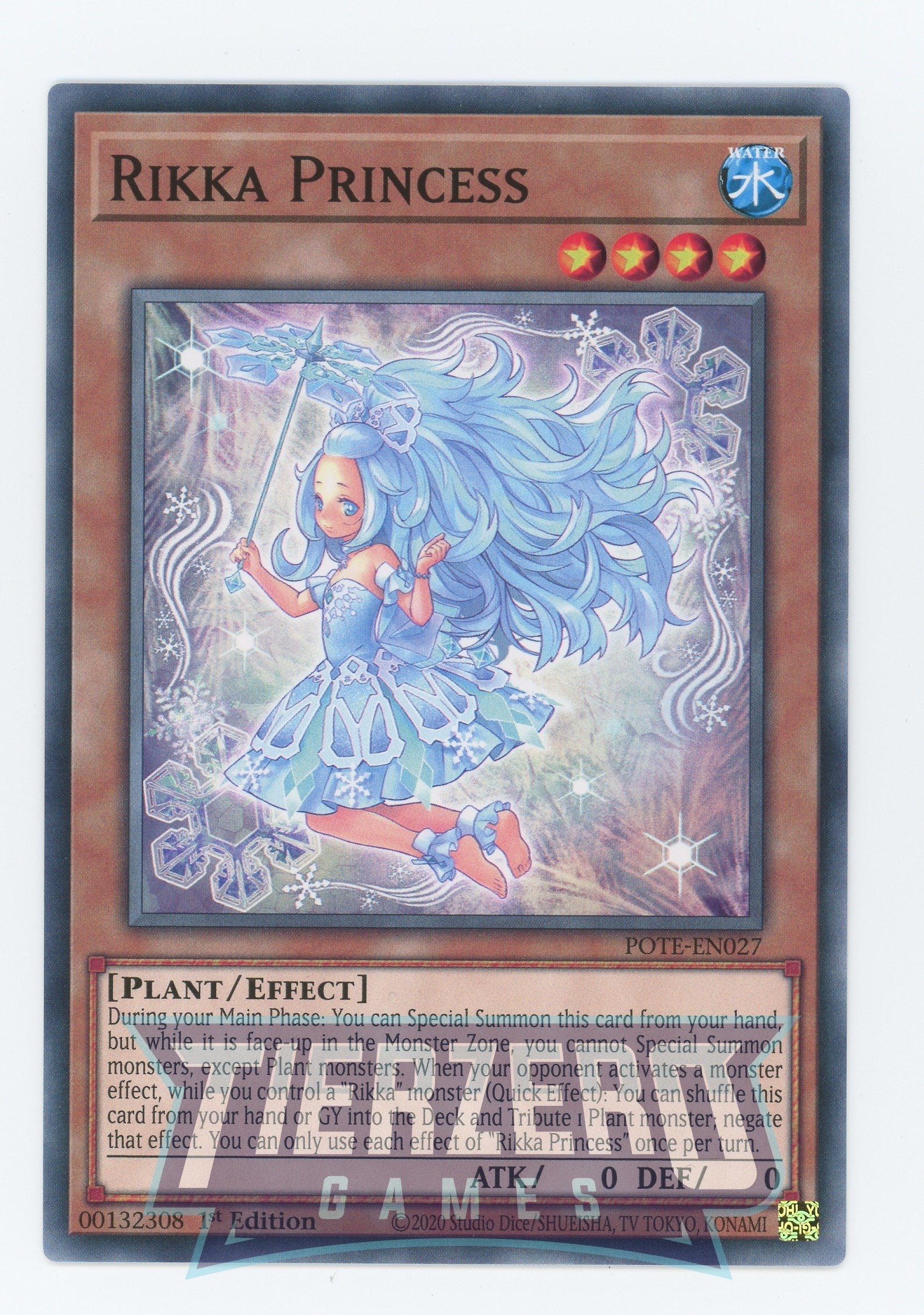 POTE-EN027 - Rikka Princess - Common - Effect Monster - Power of the Elements