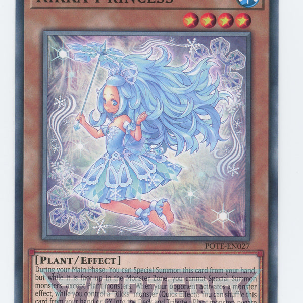 yugioh plant princess deck POTE-EN027 - Rikka Princess - Common - Effect Monster