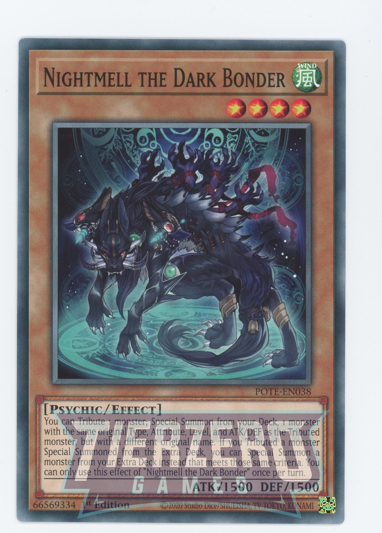 POTE-EN038 - Nightmell the Dark Bonder - Common - Effect Monster - Power of the Elements