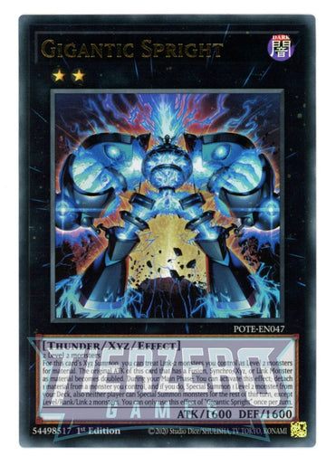 POTE-EN047 - Gigantic Spright - Ultra Rare - Power of the Elements