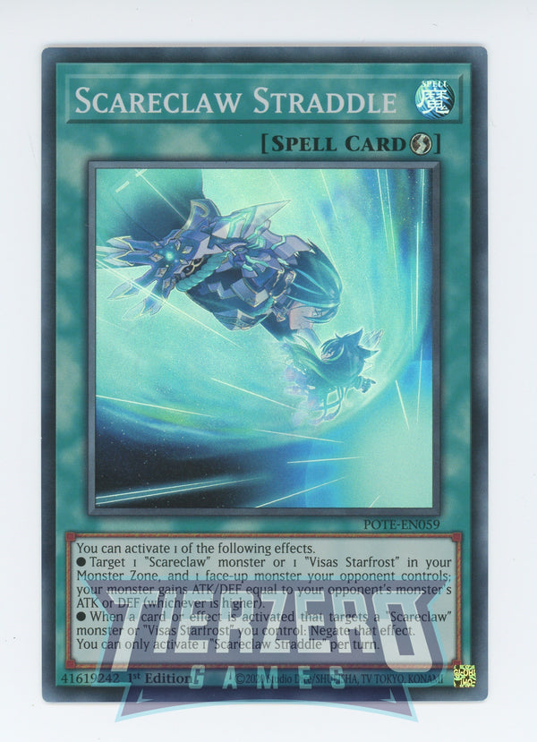 POTE-EN059 - Scareclaw Straddle - Super Rare - Quick-Play Spell - Power of the Elements