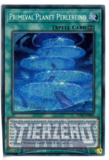 POTE-EN060 - Primeval Planet Perlereino - Secret Rare - Power of the Elements