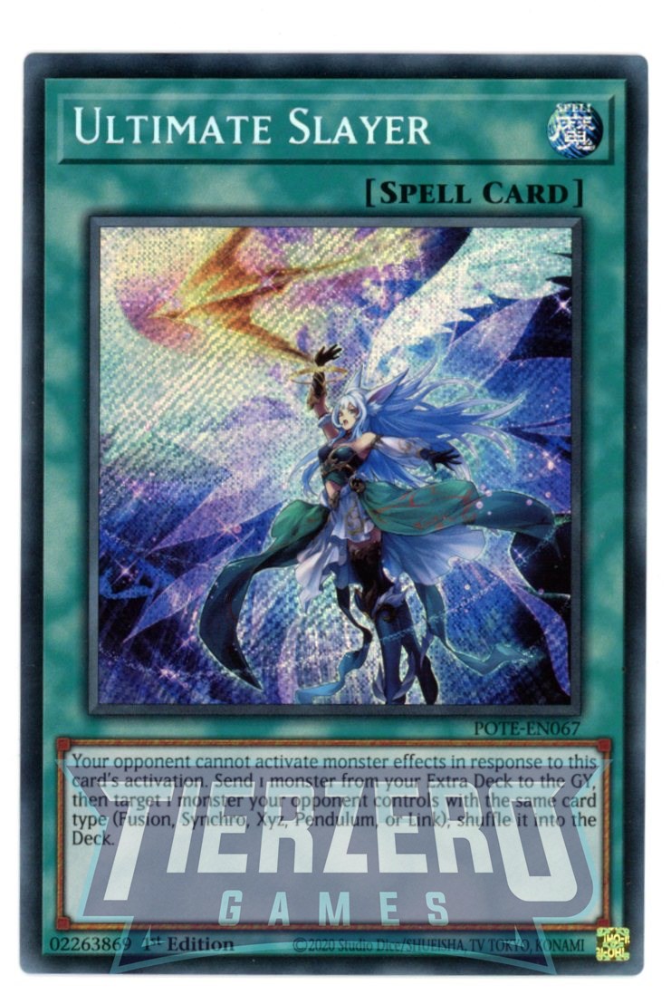 POTE-EN067 - Ultimate Slayer - Secret Rare - Normal Spell - Power of the Elements