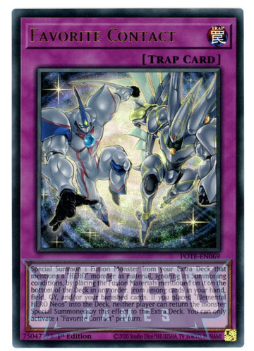 POTE-EN069 - Favorite Contact - Ultra Rare - Power of the Elements