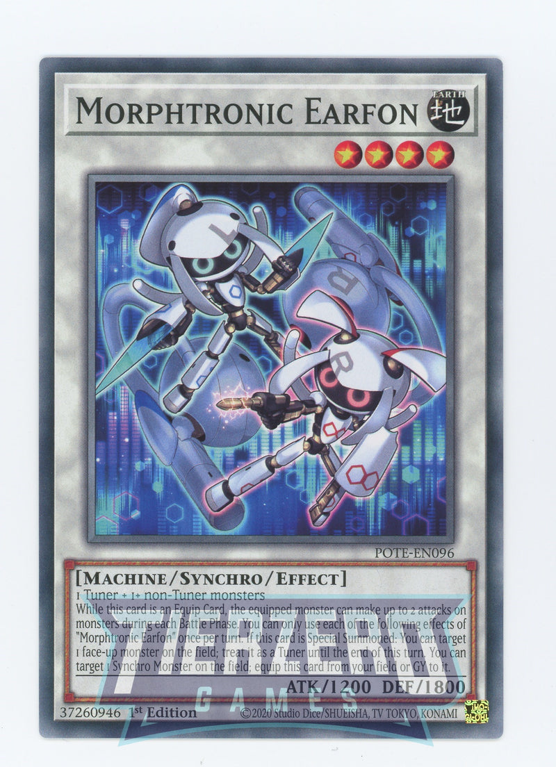 POTE-EN096 - Morphtronic Earfon - Common - Effect Synchro Monster - Power of the Elements