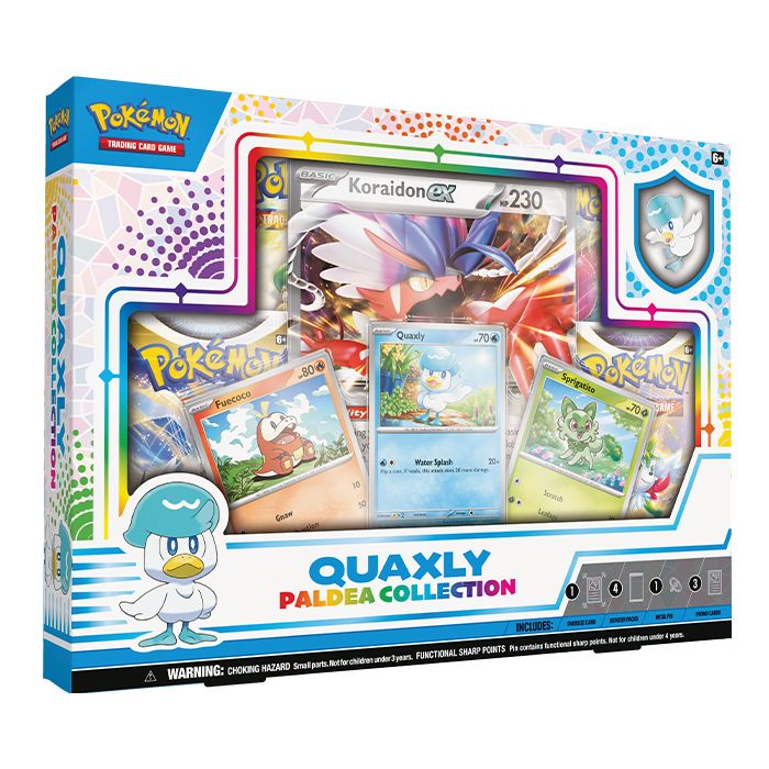 Pokemon Paldea Collection - Quaxly & Koraidon ex