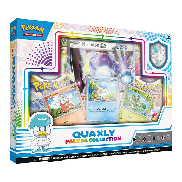 Pokemon Paldea Collection - Quaxly & Miradion ex