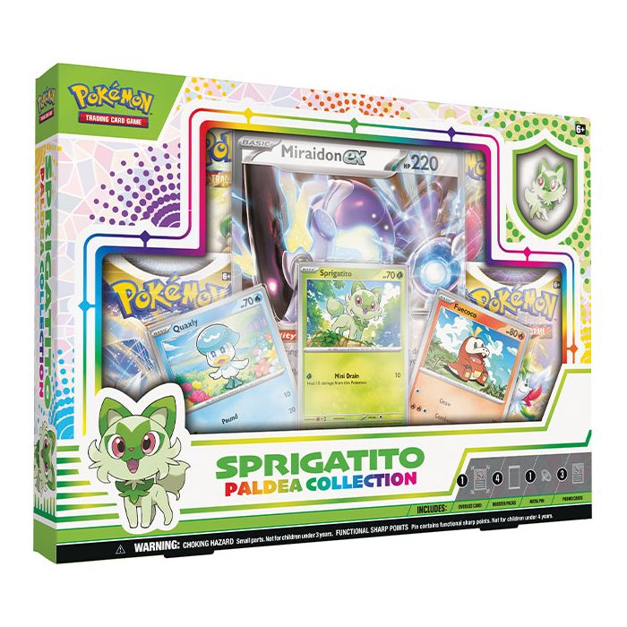 Pokemon Paldea Collection - Sprigatito & Miraidon ex