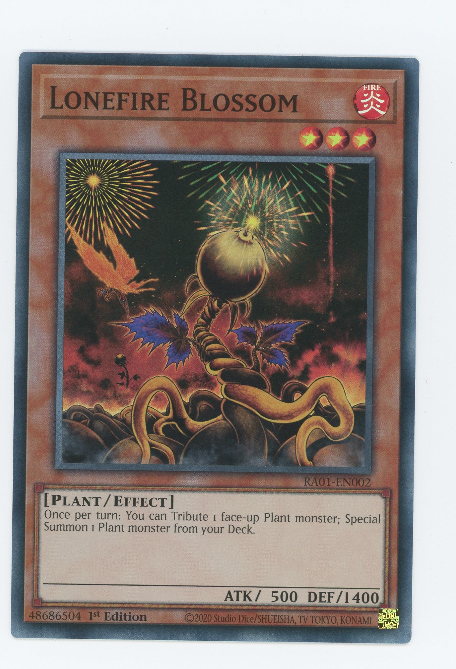 RA01-EN002 - Lonefire Blossom - Super Rare - Effect Monster - Rarity Collection