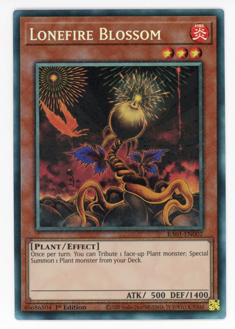 RA01-EN002 - Lonefire Blossom - Collector's Rare - Effect Monster - Rarity Collection