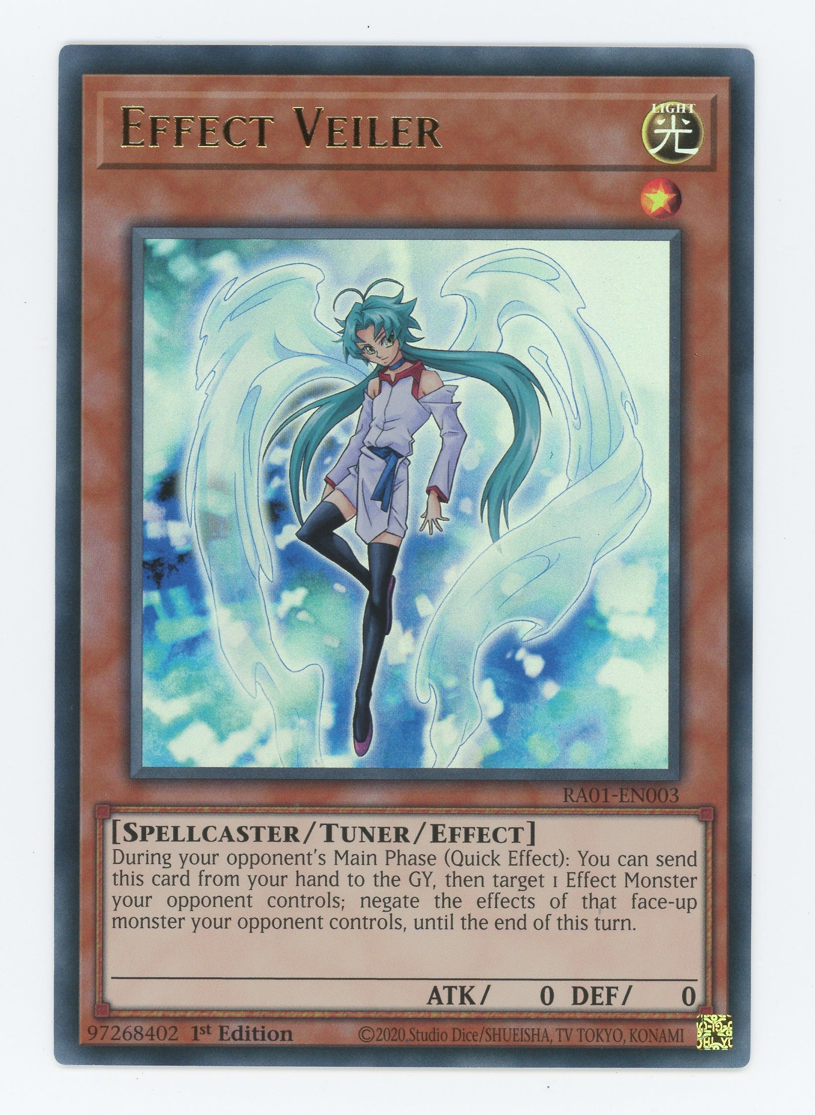 RA01-EN003 - Effect Veiler - Ultra Rare - Effect Tuner monster - Rarity Collection