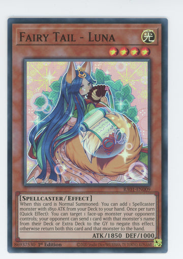 RA01-EN009 - Fairy Tail - Luna - Super Rare - 25th Anniversary Rarity Collection