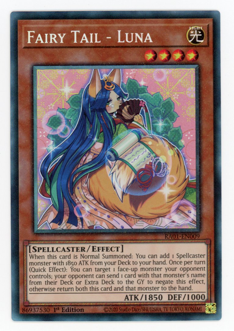 RA01-EN009 - Fairy Tail - Luna - Collector's Rare - Effect Monster - Rarity Collection