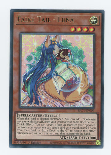 RA01-EN009 - Fairy Tail - Luna (UR) - Ultra Rare - 25th Anniversary Rarity Collection