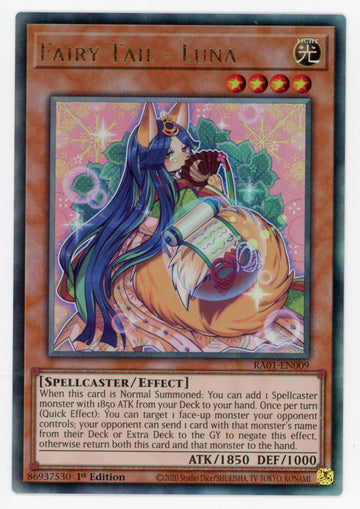 RA01-EN009 - Fairy Tail - Luna (PUR) - Ultimate Rare - 25th Anniversary Rarity Collection
